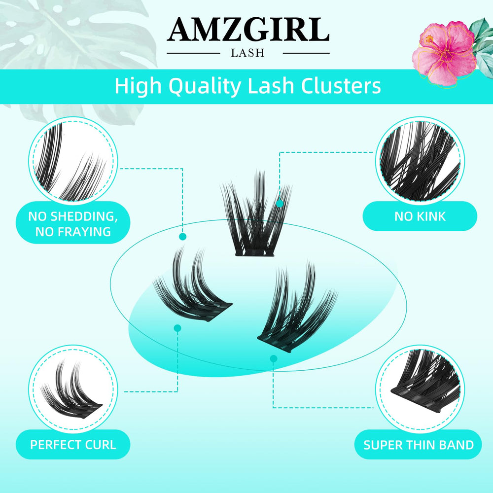 AMZGIRL LASH spiky anime style clusters add edgy texture.