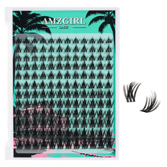 AMZGIRL LASH Fairy Clusters 144pcs for a seamless manga lash look