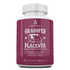Bottle of Ancestral Placenta with Liver, 180 capsules