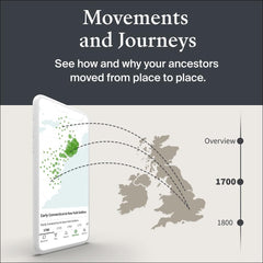 AncestryDNA results dashboard on screen