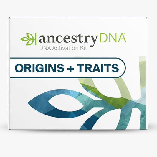 AncestryDNA + Traits kit box