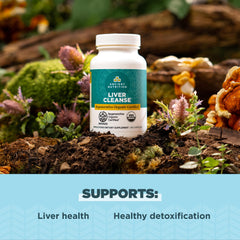 Ancient Herbals Liver Cleanse with Milk Thistle close-up
