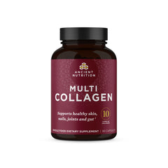 Ancient Nutrition Collagen Pills bottle, convenient capsules for daily joint support.