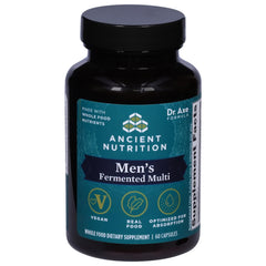 Ancient Nutrition Men’s Fermented Multivitamin 60 capsules – immune, bone and energy support (vegan)