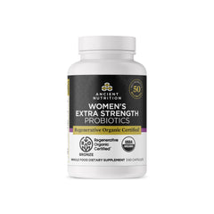 Ancient Nutrition Regenerative Organic Certified Probiotics for Women bottle, 60 count
