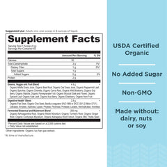 Close-up of spirulina and chlorella ingredients