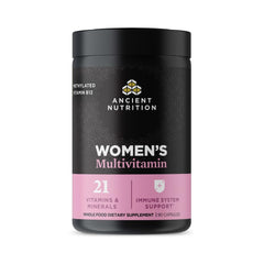 Ancient Nutrition Women's Multivitamin 90 count bottle on white background