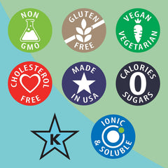 Bottle packaging indicating 40 servings and 2 oz size