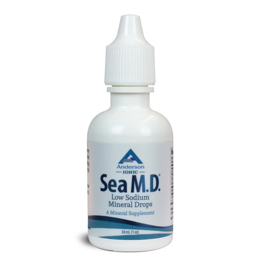 Anderson Sea M.D. trace mineral drops 1 oz bottle