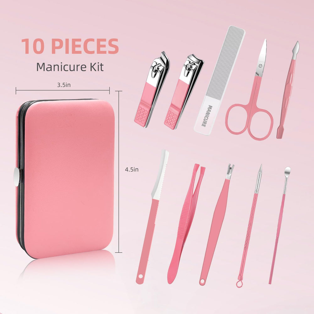 Andrea stainless steel manicure tools set for precise daily grooming.