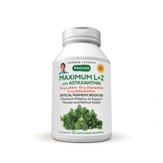Product bottle of ANDREW LESSMAN Maximum L+Z with Astaxanthin 240 Softgels