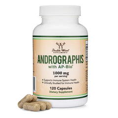 Bottle of Andrographis Capsules Max with AP-Bio patent extract