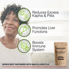 Ingredients panel showing Andrographis Paniculata powder
