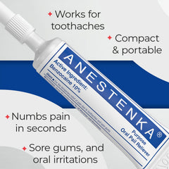 Relief for braces and dentures discomfort