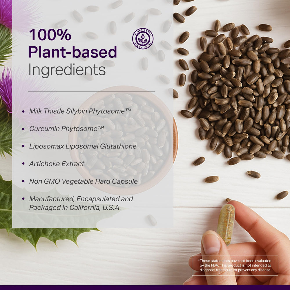 Milk thistle capsules from Anew Vita Liver Health Formula