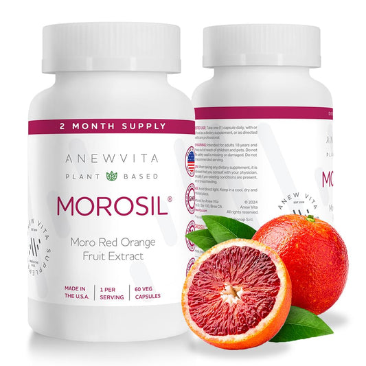 Front view of Anew Vita Morosil bottle