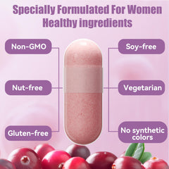Vegan, gluten-free, non-GMO labels on bottle