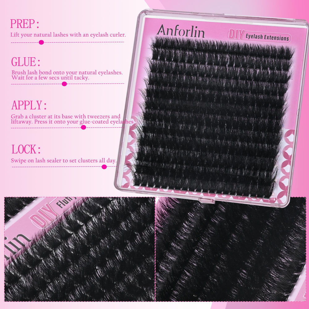 Anforlin compact case keeps 240 clusters organized for easy access.