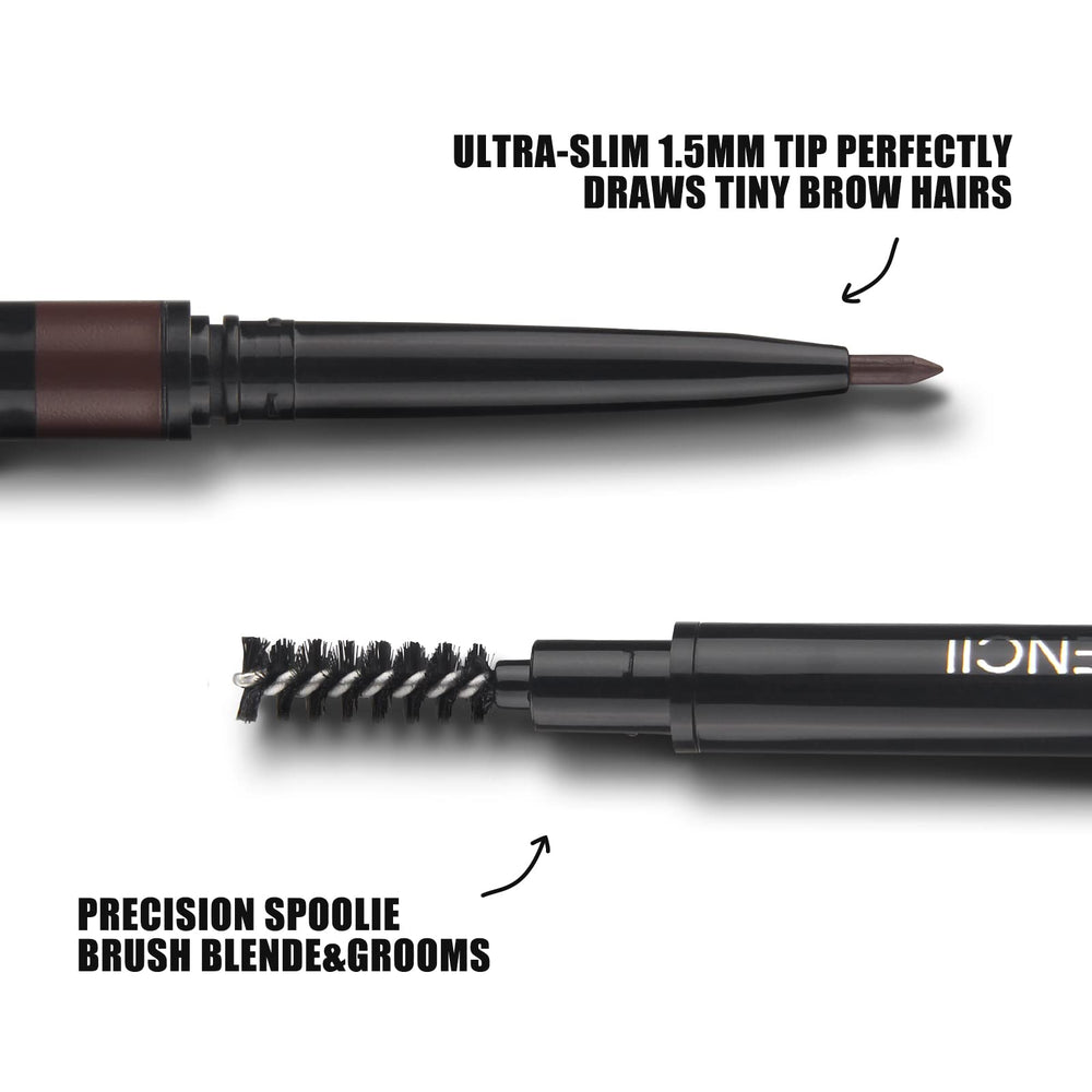 Anglicolor Eyebrow Pencil Dual-Sided with brush shapes and defines with ease.