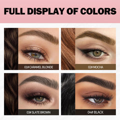 Anglicolor Natural Hair-Like Brow shade matching real hair texture