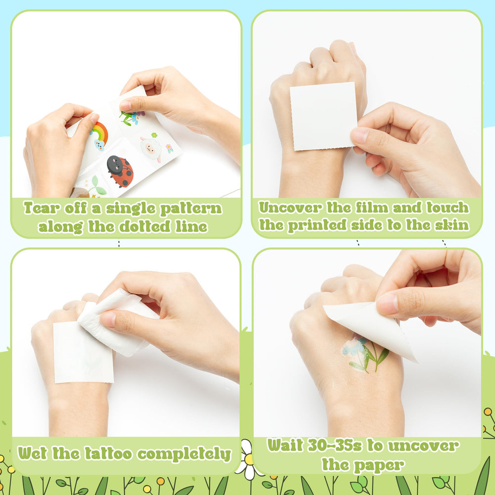 ANGOLIO bee spring tattoo provides a playful design for parties and rewards.