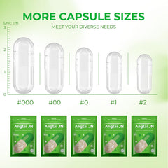 Odorless and tasteless vegan capsules