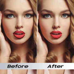 Anguishil Lip Stain film-forming close-up for peel-off texture