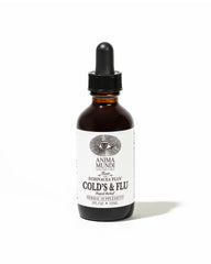 Bottle of Anima Mundi Apothecary Cold's & Flu Tonic with dropper
