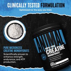 GMP-certified US facility label for Animal Creatine Monohydrate