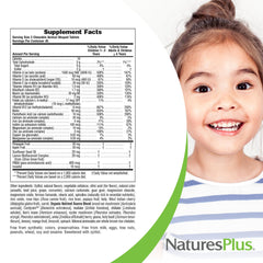 Whole-food ingredients highlighted in the formula: spirulina, carrot, broccoli, spinach, brown rice