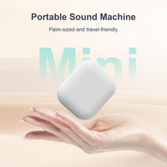 ANJANK mini travel white noise machine with four sound types for versatile sleep.