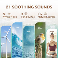 ANJANK sleep timer enables automatic shutoff after you drift off.