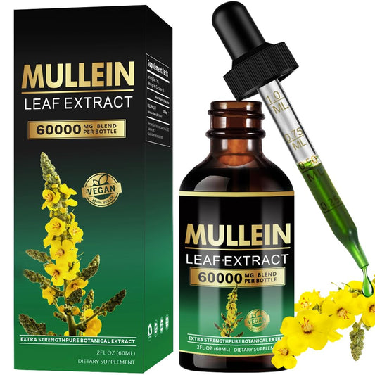 ANKUY Mullein Drops for Lungs bottle with dropper