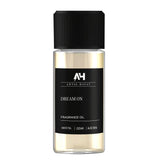 Antal Hayat Dream On bottle close-up 20ml highlights calming white tea vanilla cedar aroma for diffusers