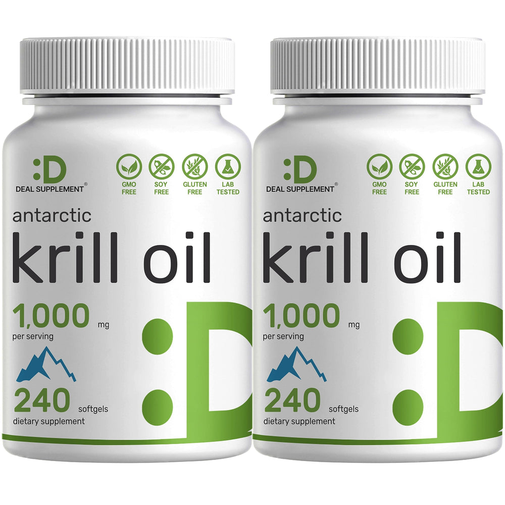 Front view of Antarctic Krill Oil 2-pack