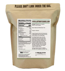 Packaging of Anthony's Organic Cassia Cinnamon Powder 1 lb