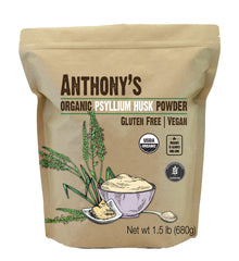 Anthony's Organic Psyllium Husk Powder 1.5 lb front view