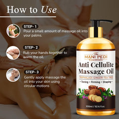 10 oz bottle of natural anti-cellulite oil