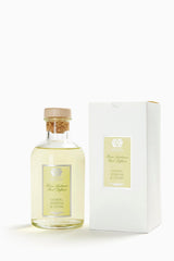 Close-up of Antica Farmacista diffuser reeds with citrus notes (lemongrass, lemon, verbena)