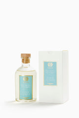 Close-up of Antica Farmacista Elderflower diffuser with reeds displayed