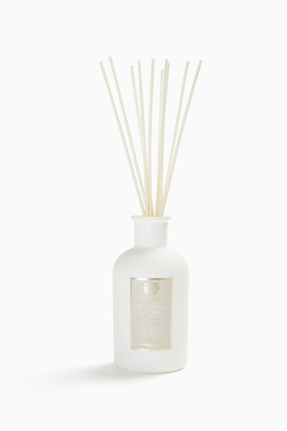 Antica Farmacista Home Ambiance Diffuser bottle in Warm White with reeds (16.9 fl oz)