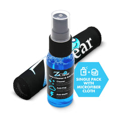Close-up of 1oz antifog spray bottle