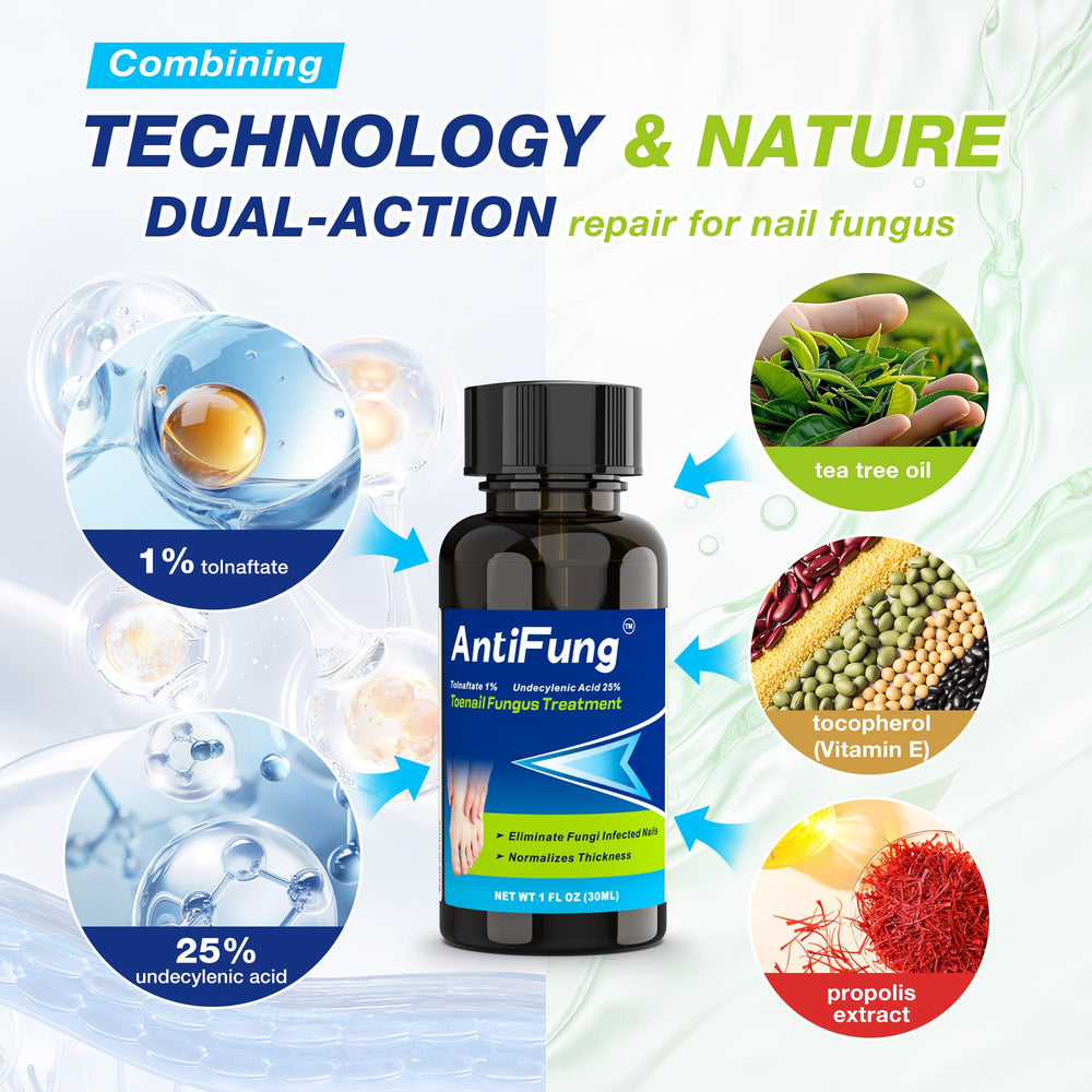 AntiFung safflower oil nourishment emphasizes added hydration and nail-strengthening benefits