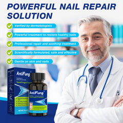 AntiFung application drops show easy, mess-free use for daily nail care