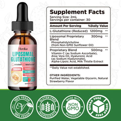 Vitamin C and glutathione antioxidant blend for skin and immune support