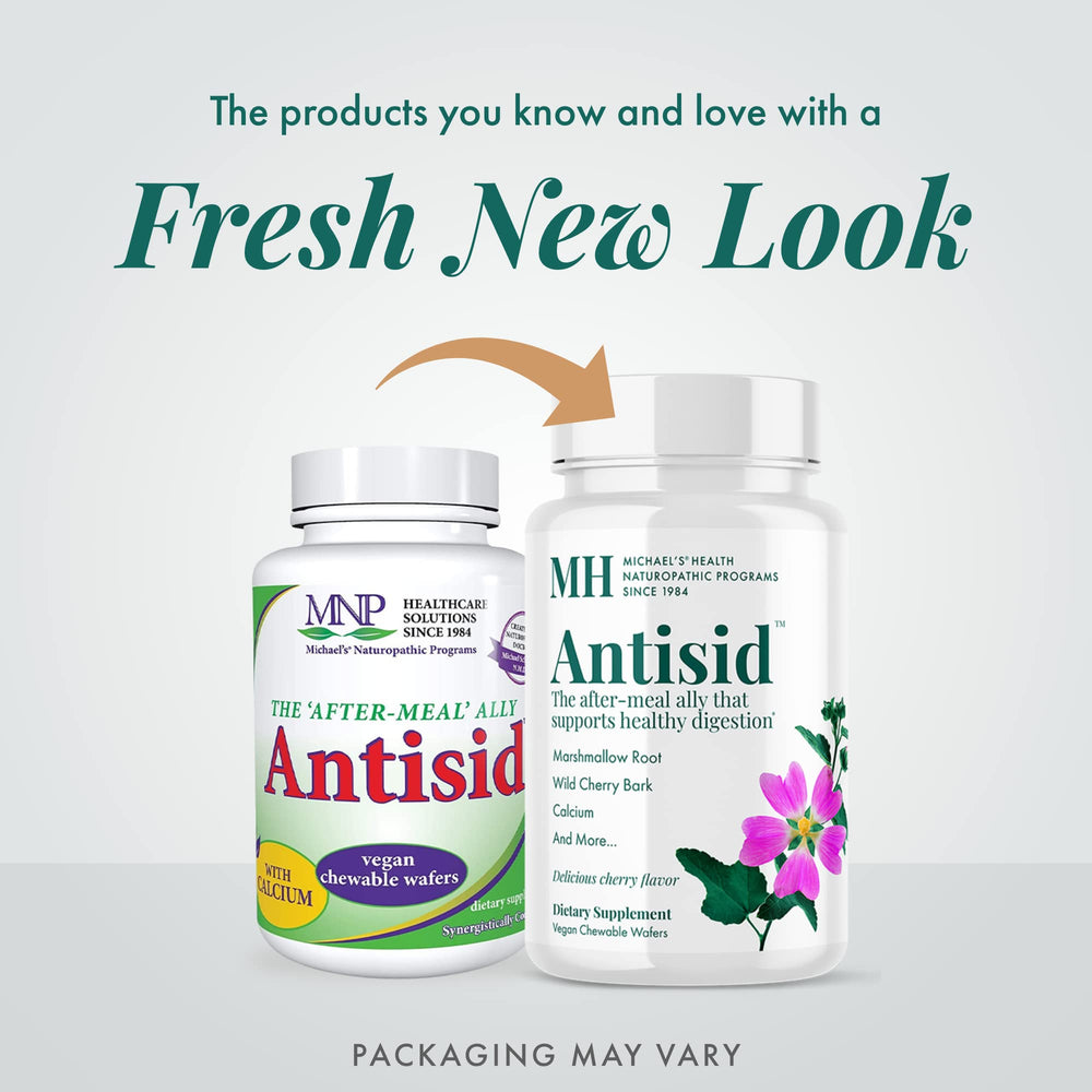 Antisid Wild Cherry bottle with product label