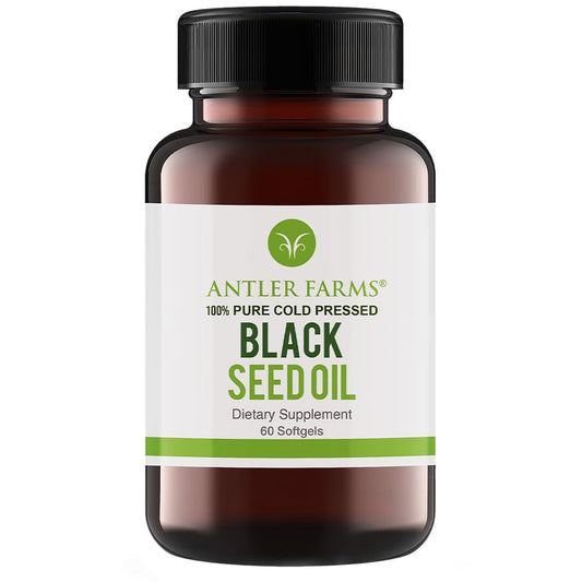 Antler Farms Black Seed Oil Softgel bottle