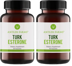 Antler Farms Turkesterone bottle with 60 capsules