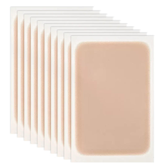 Anvosy tattoo cover up patch packaging demonstrates discreet camouflage for tattoos and scars.