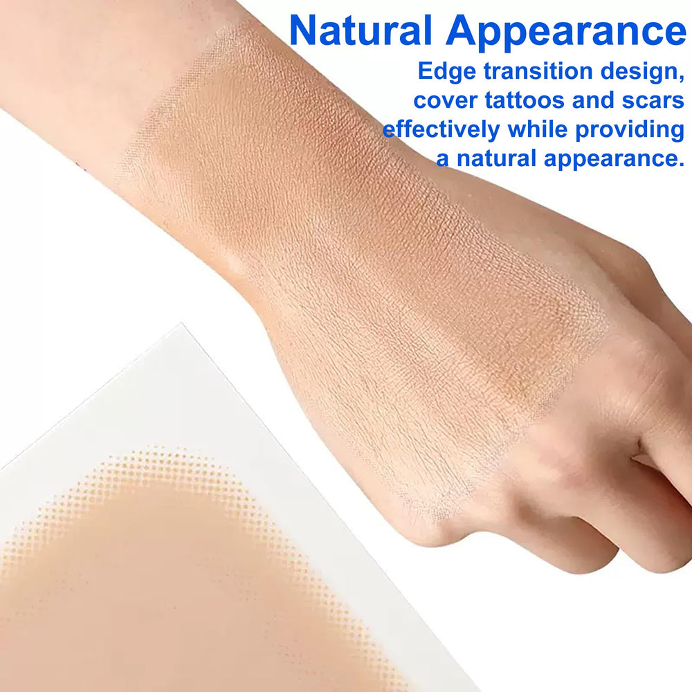 Anvosy tattoo cover up patch wet activation offers easy, mess-free use with water.